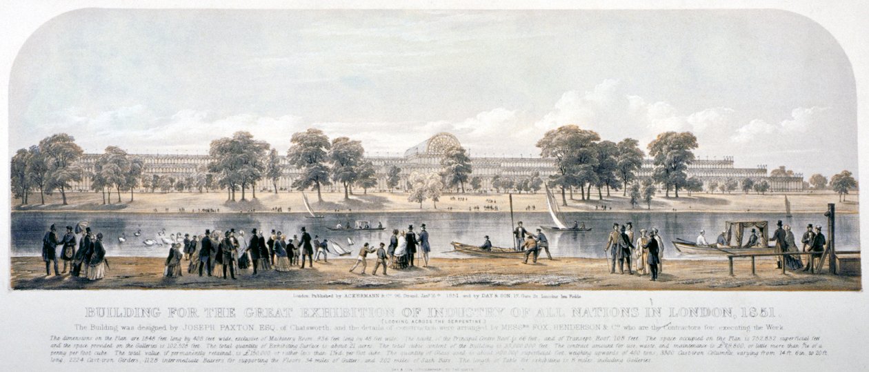 Suuri näyttely, Hyde Park, Lontoo, 1851 tekijältä Day and Son