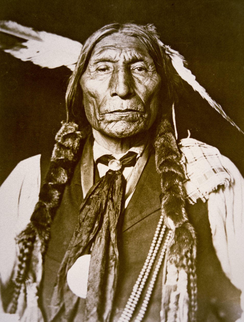 Wolf Robe (s.1841) 1909 (m/w kuva) tekijältä DeLancey W. Gill