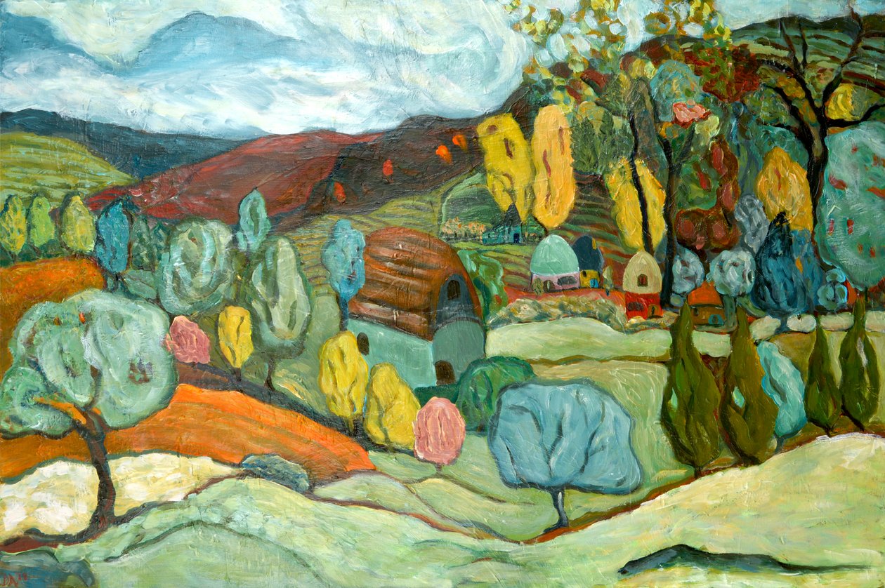Village Fall, 2019 tekijältä Deborah Eve Alastra