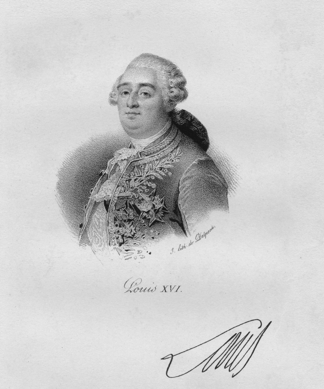 Ludvig XVI, 1820-1840. tekijältä Delpech