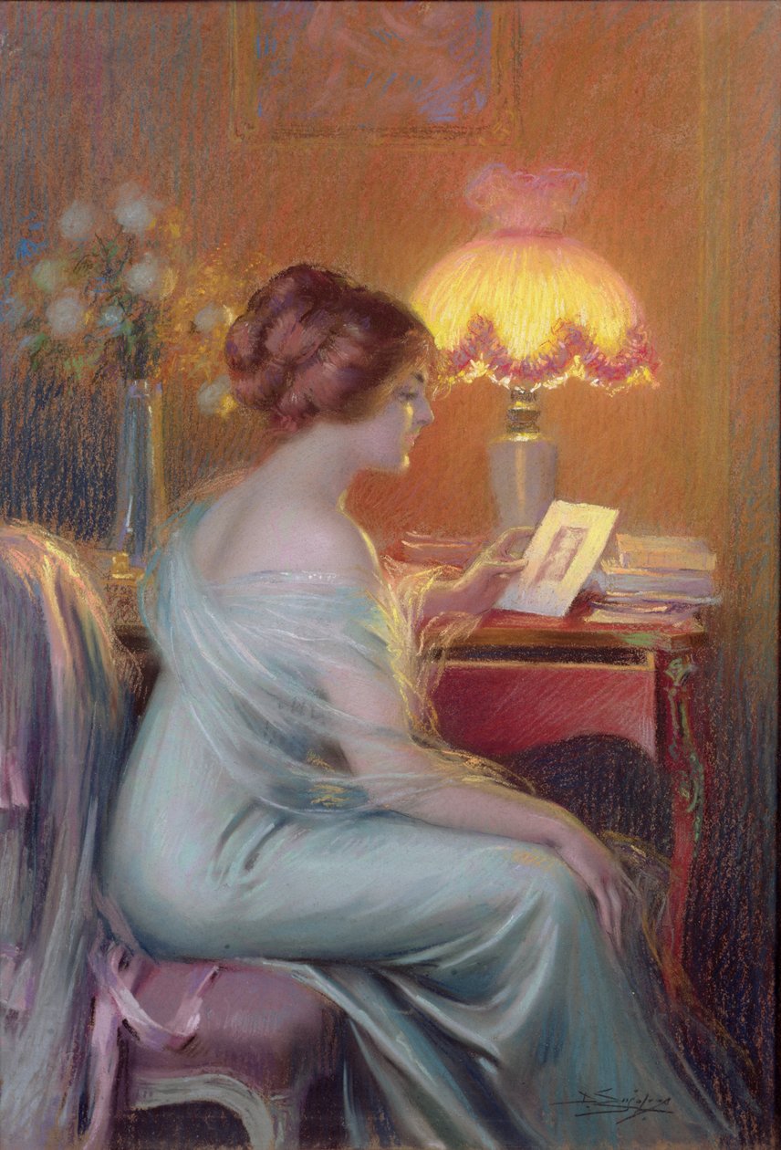 Muistoja (väri pastelli paperille) tekijältä Delphin Enjolras