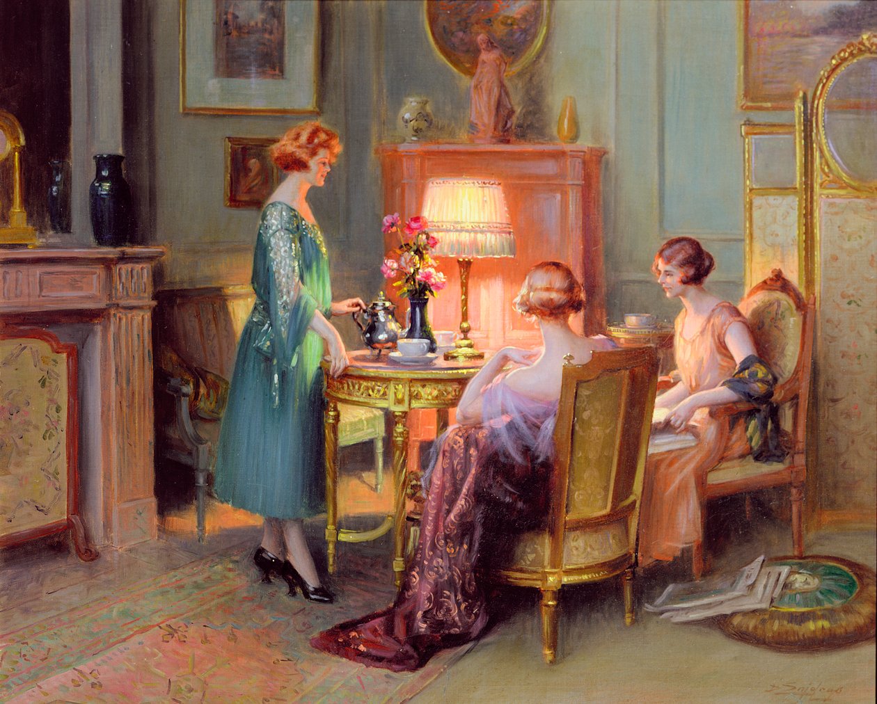 Teetä lampunvalossa tekijältä Delphin Enjolras