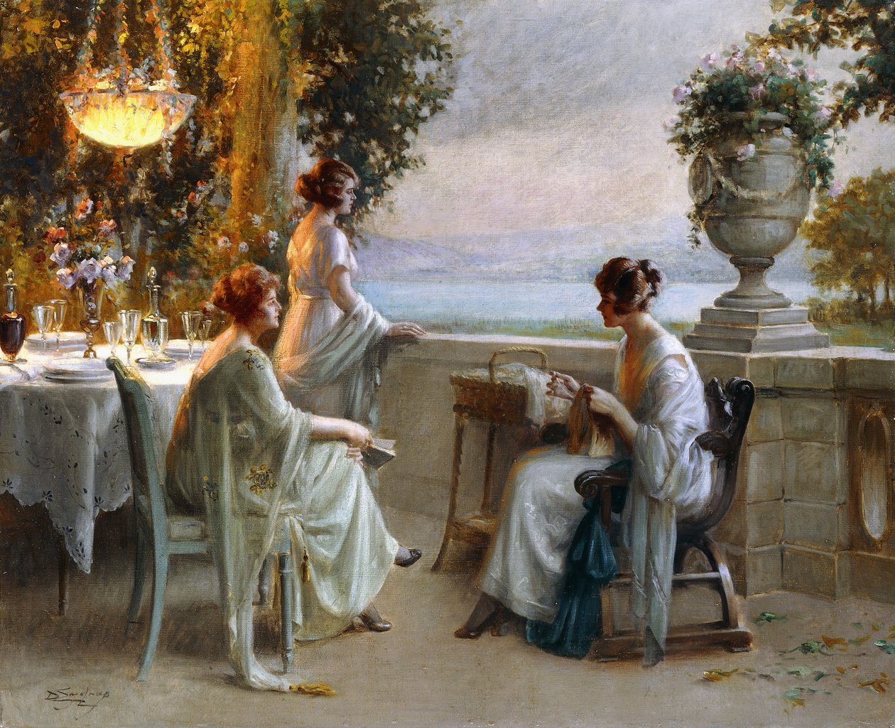 Soiree terassilla tekijältä Delphin Enjolras