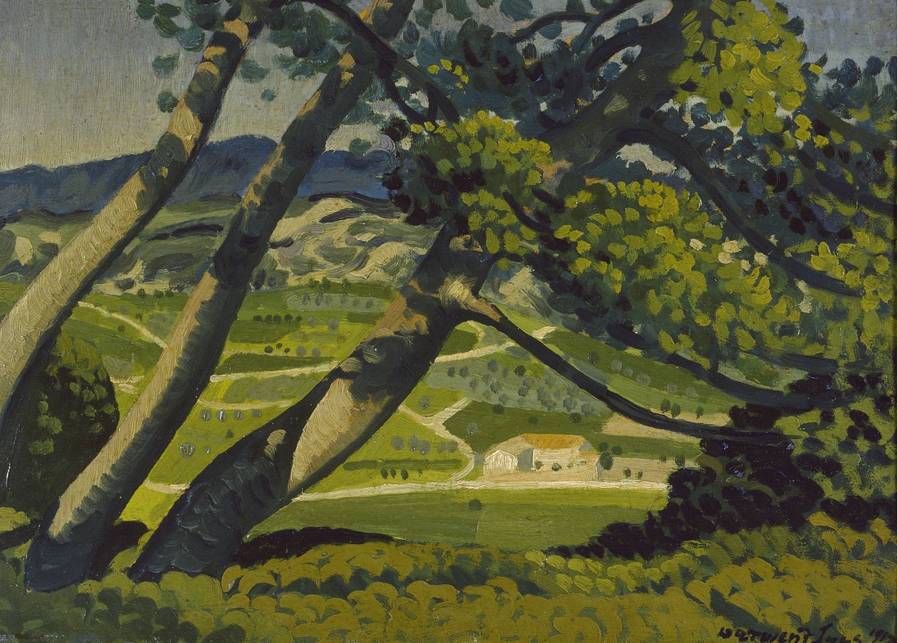 Puut, Provence, 1912 tekijältä Derwent Lees