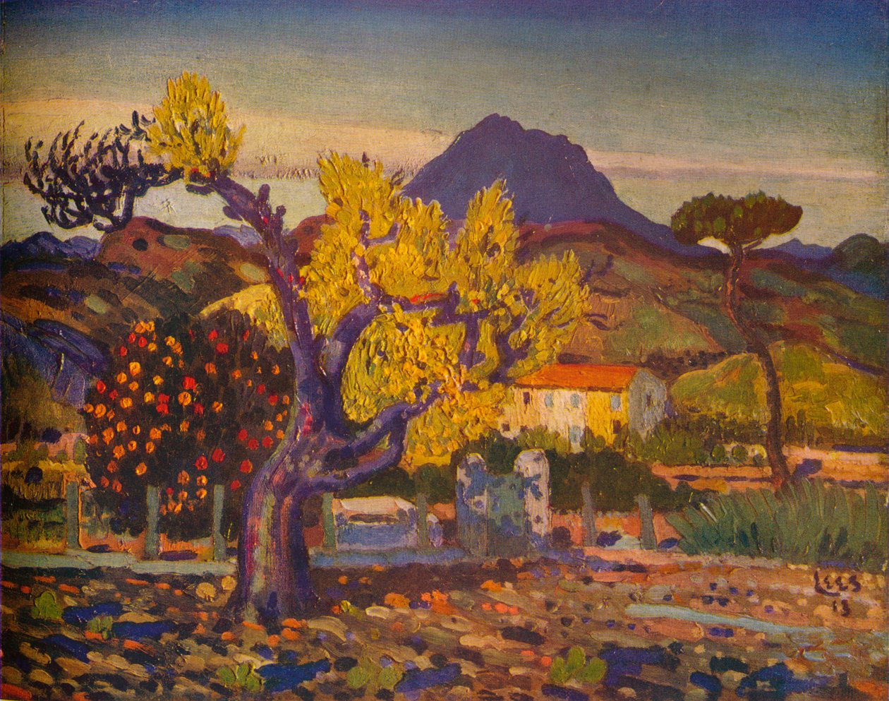 Pear Tree in Blossom, 1913 1932 tekijältä Derwent Lees