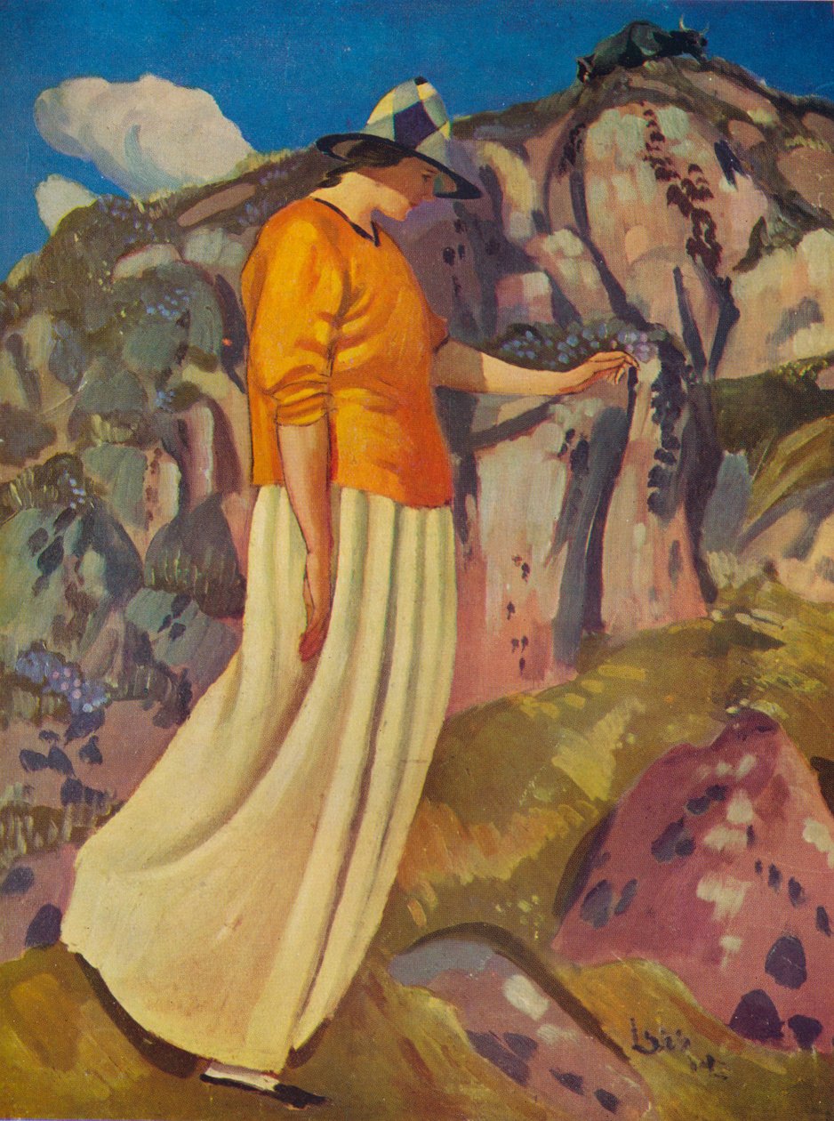 Keltainen hame, 1914 tekijältä Derwent Lees