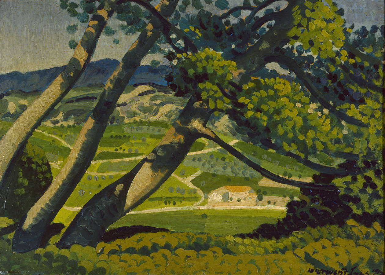 Puut, Provence, 1912 tekijältä Derwent Lees