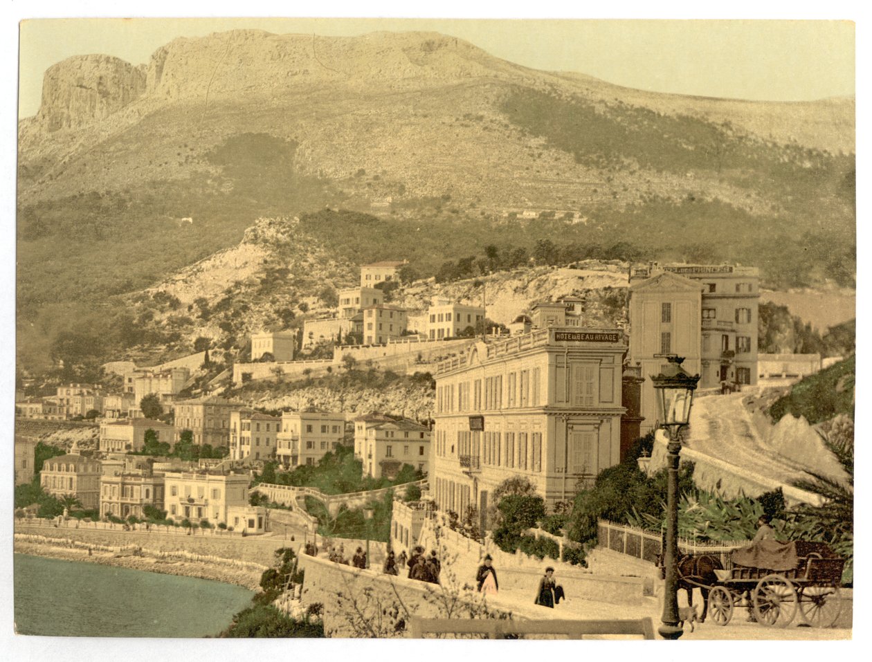 Waterfront, Monte Carlo, Riviera, Monaco tekijältä Detroit Publishing Co.