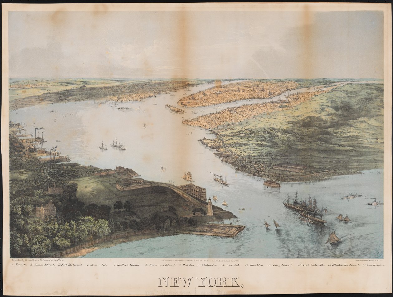 New York, 1868 tekijältä Deutz Brothers