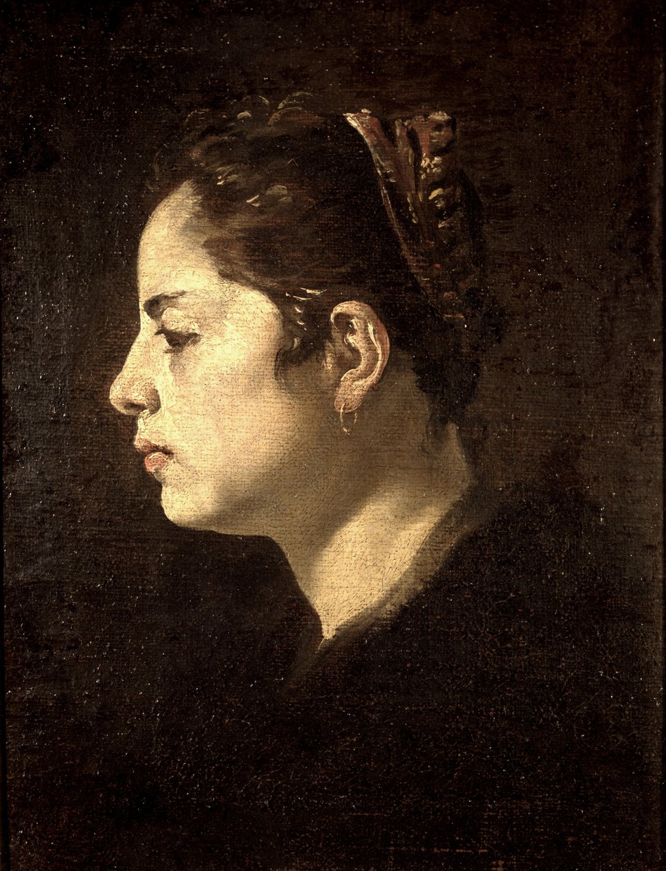 Tytön pää tekijältä Diego Velázquez