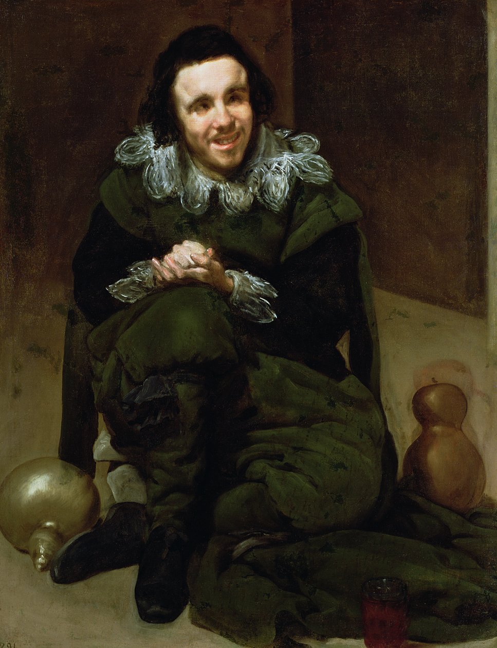Buffoon Calabacillas, jota kutsuttiin virheellisesti Corian idiootiksi, 1639 tekijältä Diego Velázquez