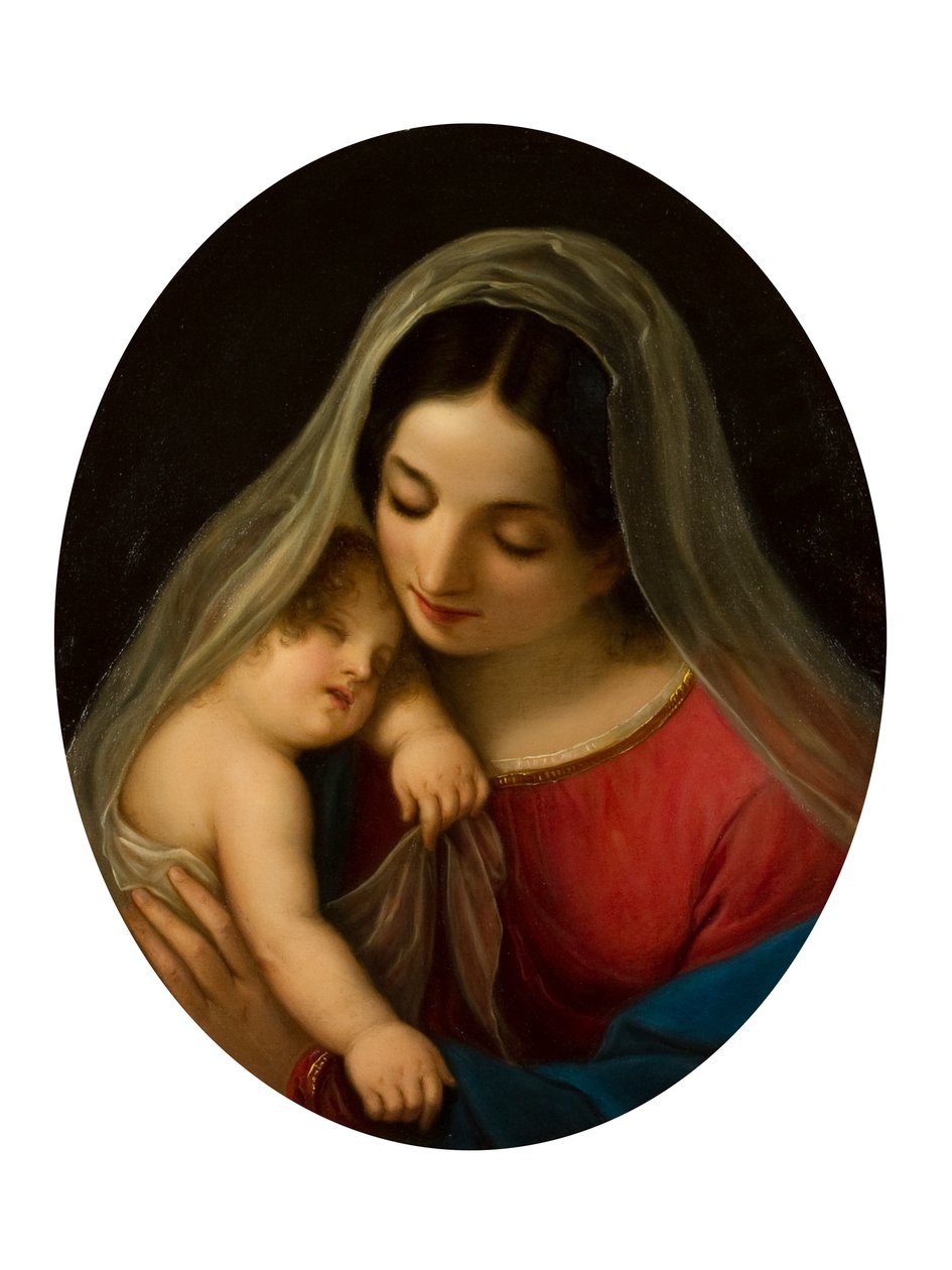 Madonna ja lapsi tekijältä Diodato Massimo
