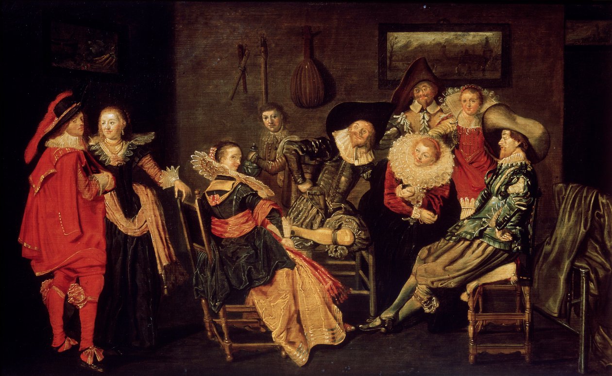 The Merry Company, 1600-luku tekijältä Dirck Hals
