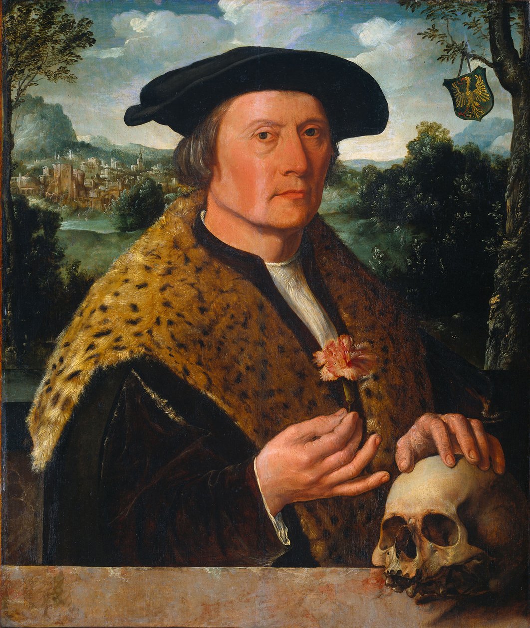 Pompeius Occon muotokuva 1483-1537, 1531 tekijältä Dirck Jacobsz
