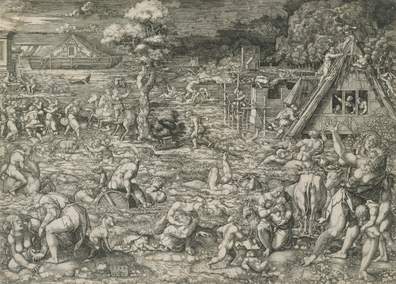 Vedenpaisumus, 1544. tekijältä Dirck Vellert