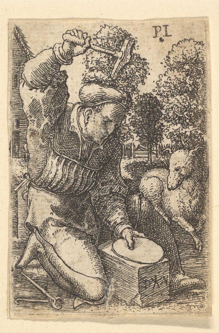 The Smith, 1520-25. tekijältä Dirck Vellert