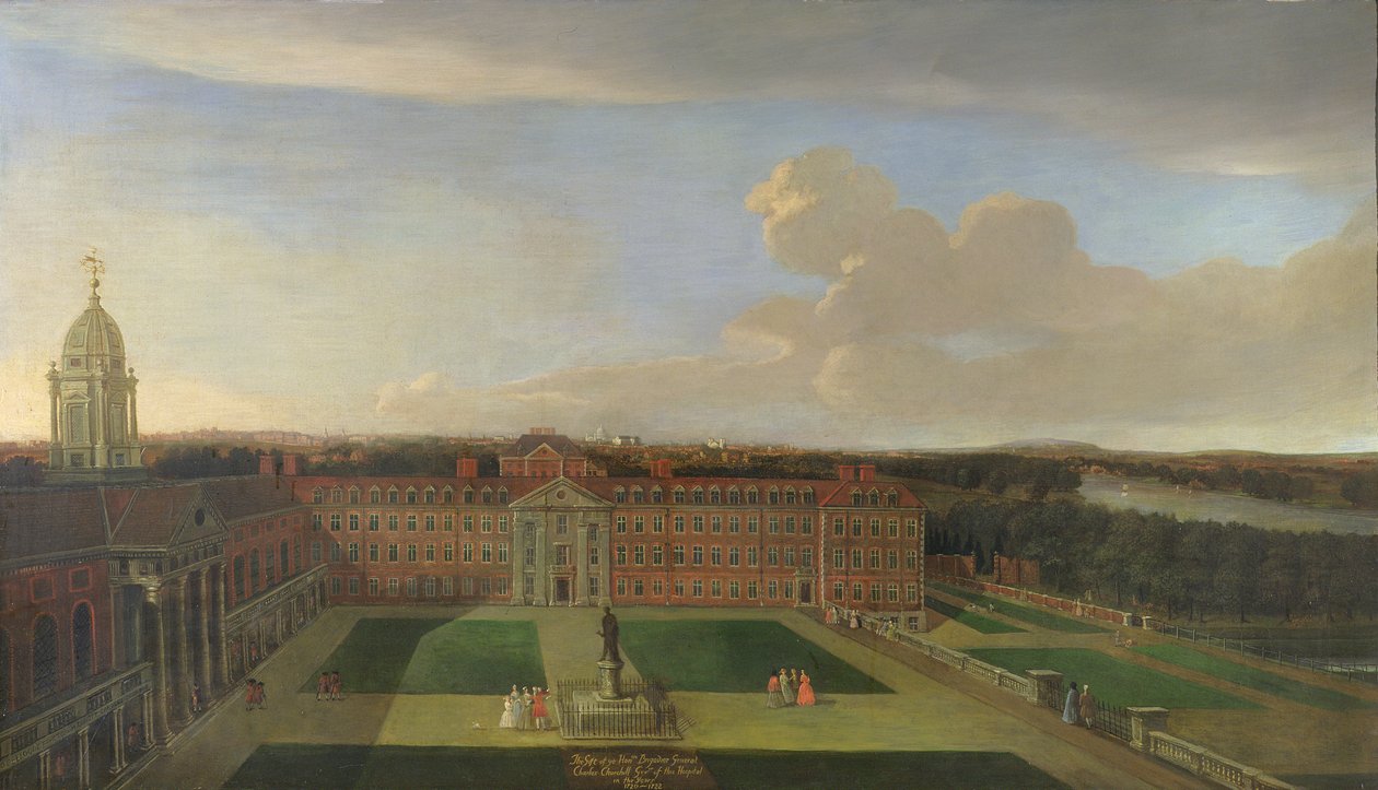 Royal Hospital, Chelsea, 1717 tekijältä Dirk Maes