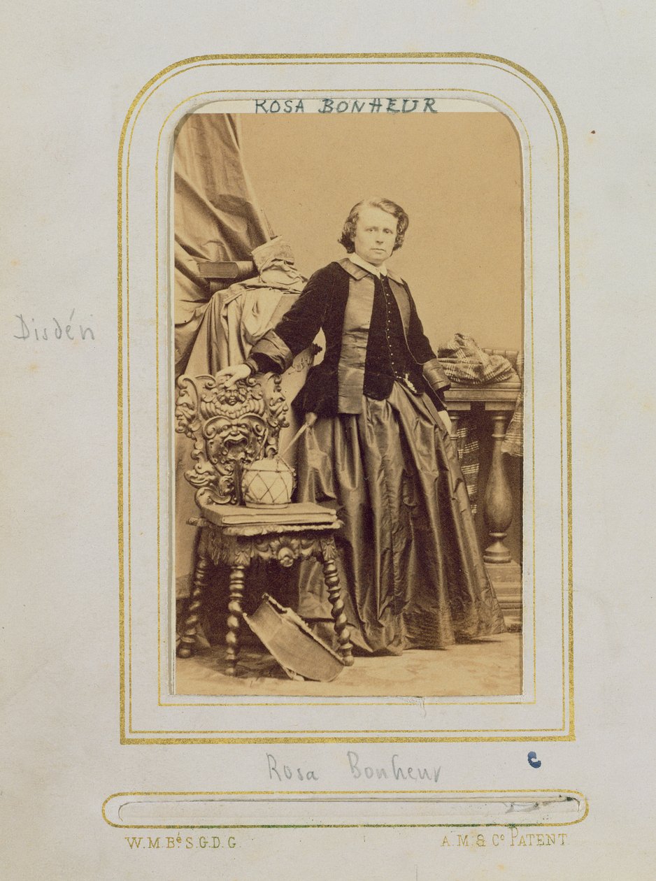 Rosa Bonheurin (1822-99) muotokuva tekijältä Disden