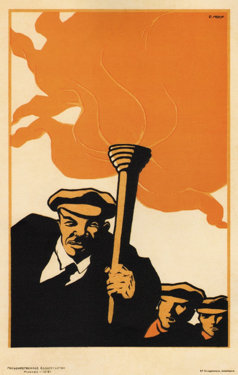 Lenin, 1919 tekijältä Dmitriy Stakhievich Moor