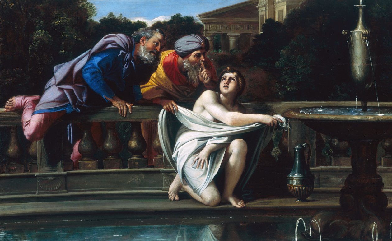 Susanna ja vanhimmat tekijältä Domenichino