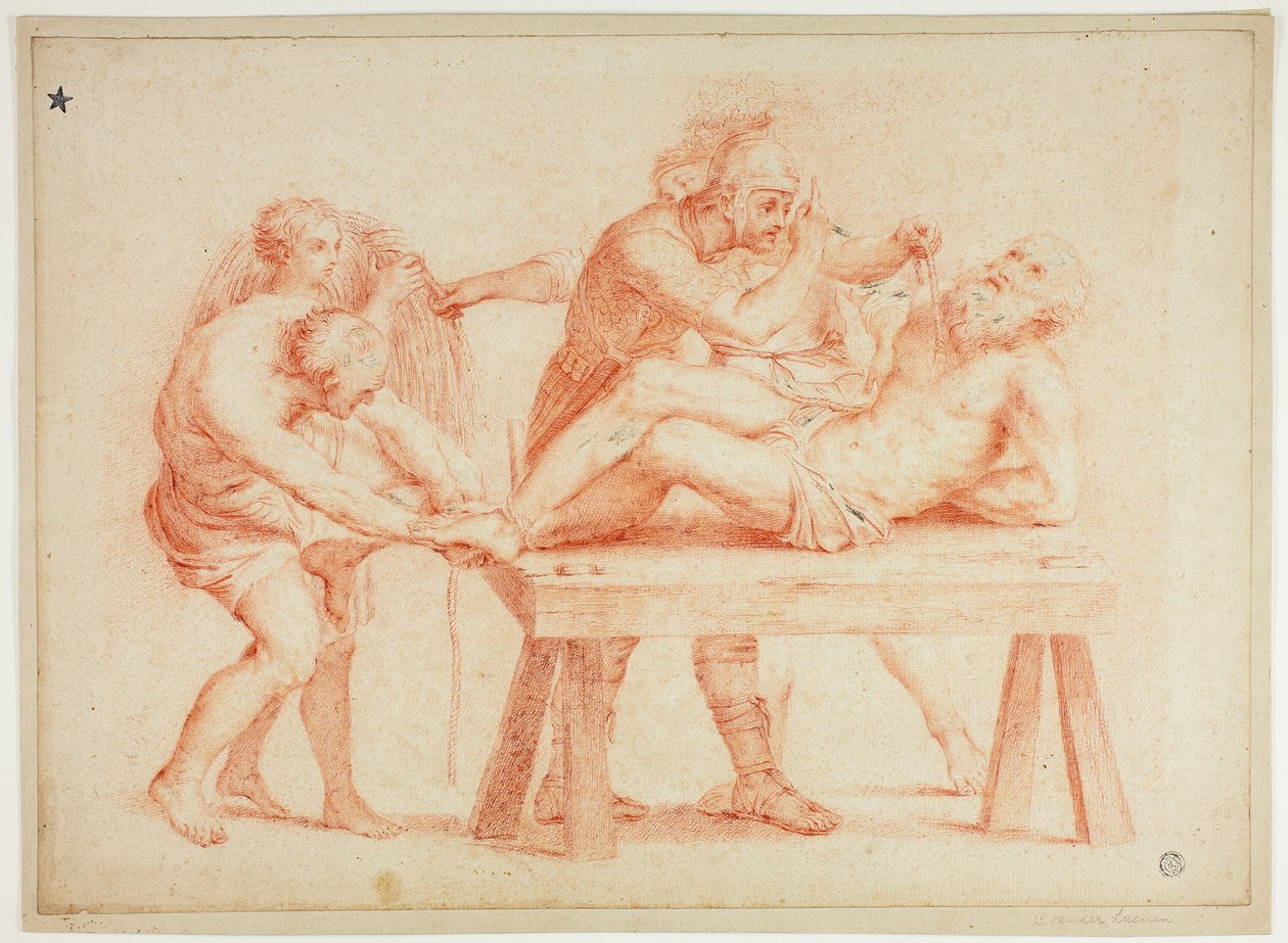 Pyhän Andreaksen liputus tekijältä Domenichino