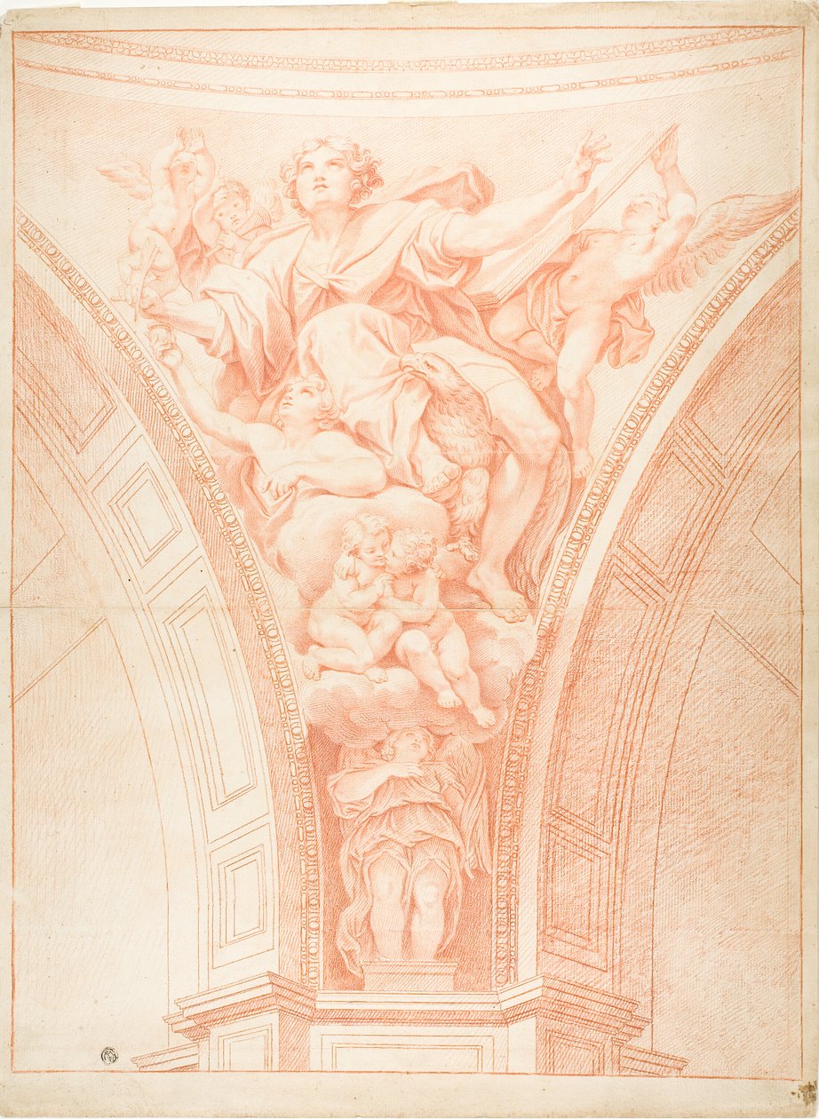 Pyhä Johannes evankelista tekijältä Domenichino