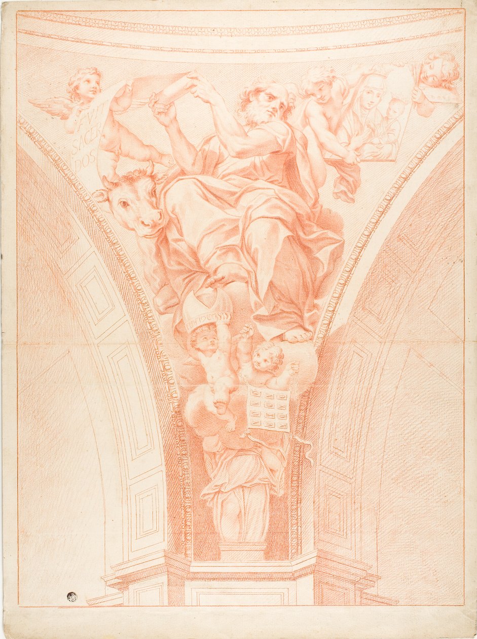 Pyhä Luke tekijältä Domenichino
