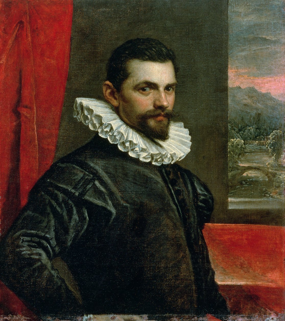 Francesco Bassanon (1549-92) muotokuva tekijältä Domenico Robusti Tintoretto
