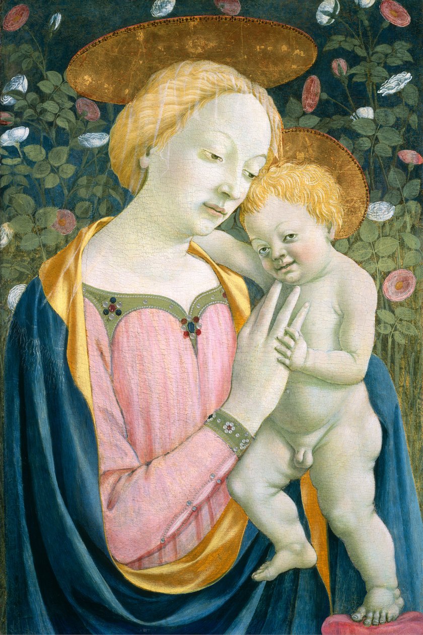 Madonna ja lapsi tekijältä Domenico Veneziano