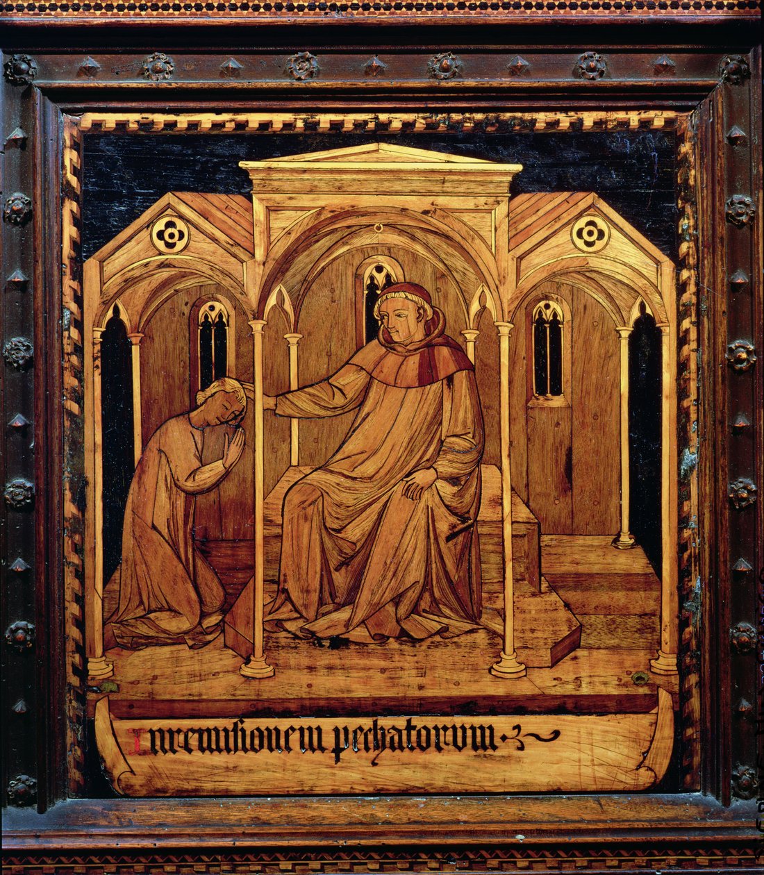 Tunnustus (puuta) tekijältä Domenico di Niccolo dei Cori