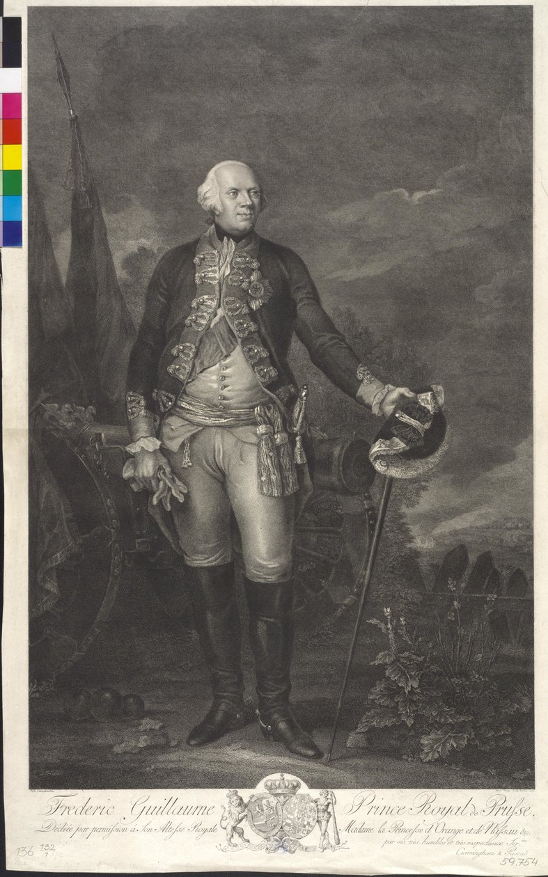 Preussin kuningas Frederick William II tekijältä Domenico Cunego