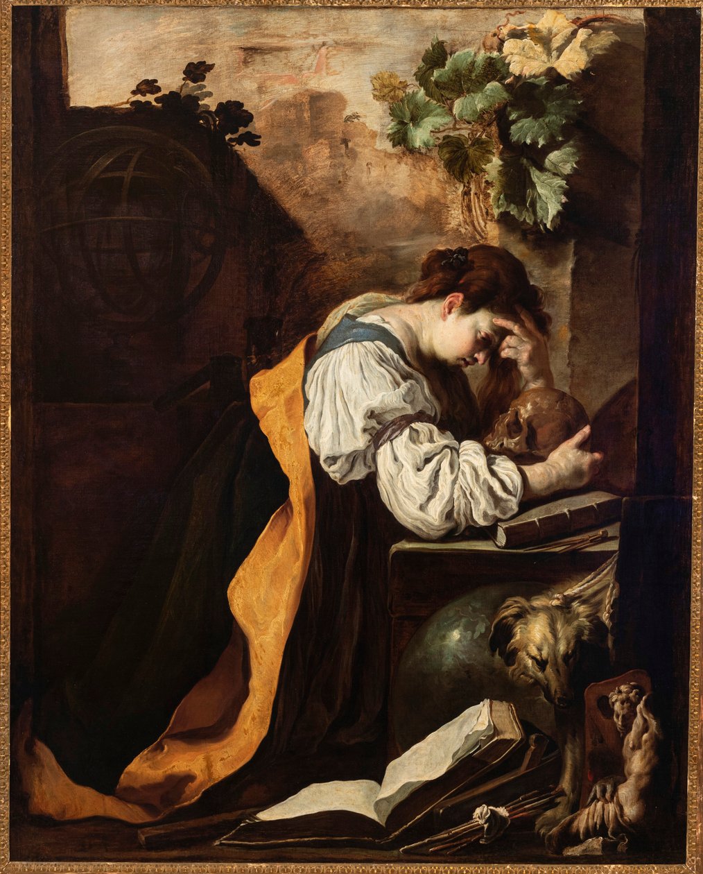 Meditaatio Malinconia, c. 1618. tekijältä Domenico Fetti