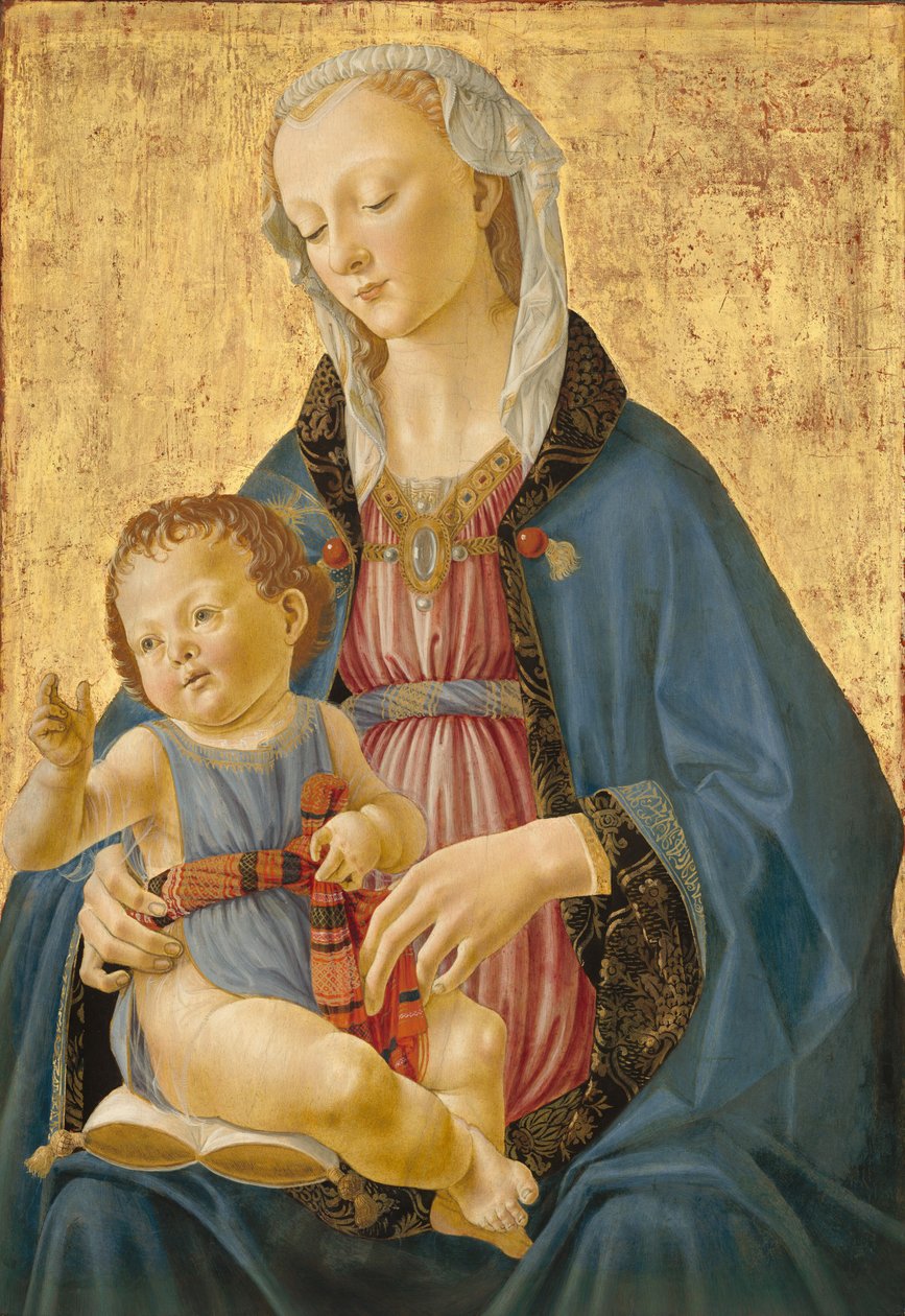Madonna ja lapsi, n. 14701475. tekijältä Domenico Ghirlandaio