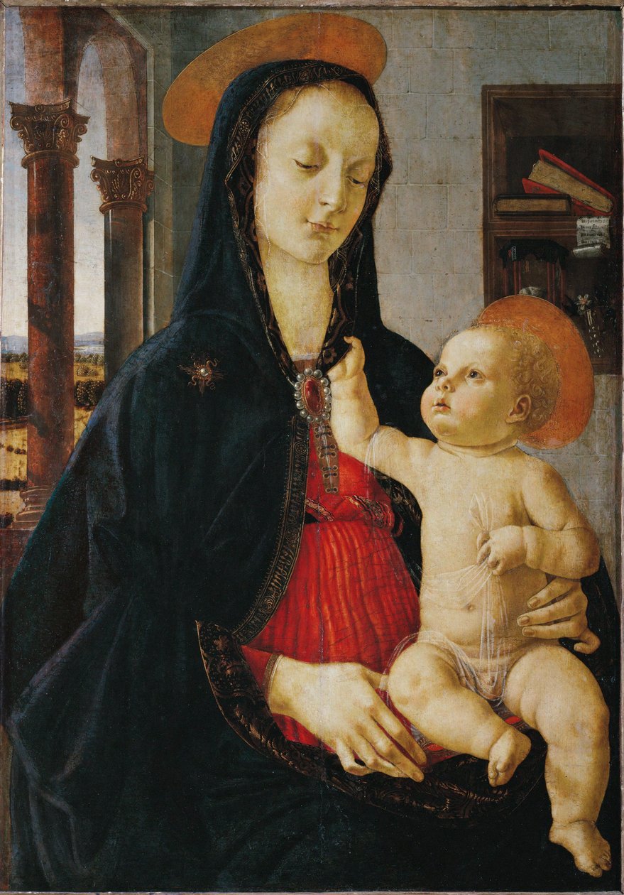 Madonna ja lapsi ... tekijältä Domenico Ghirlandaio