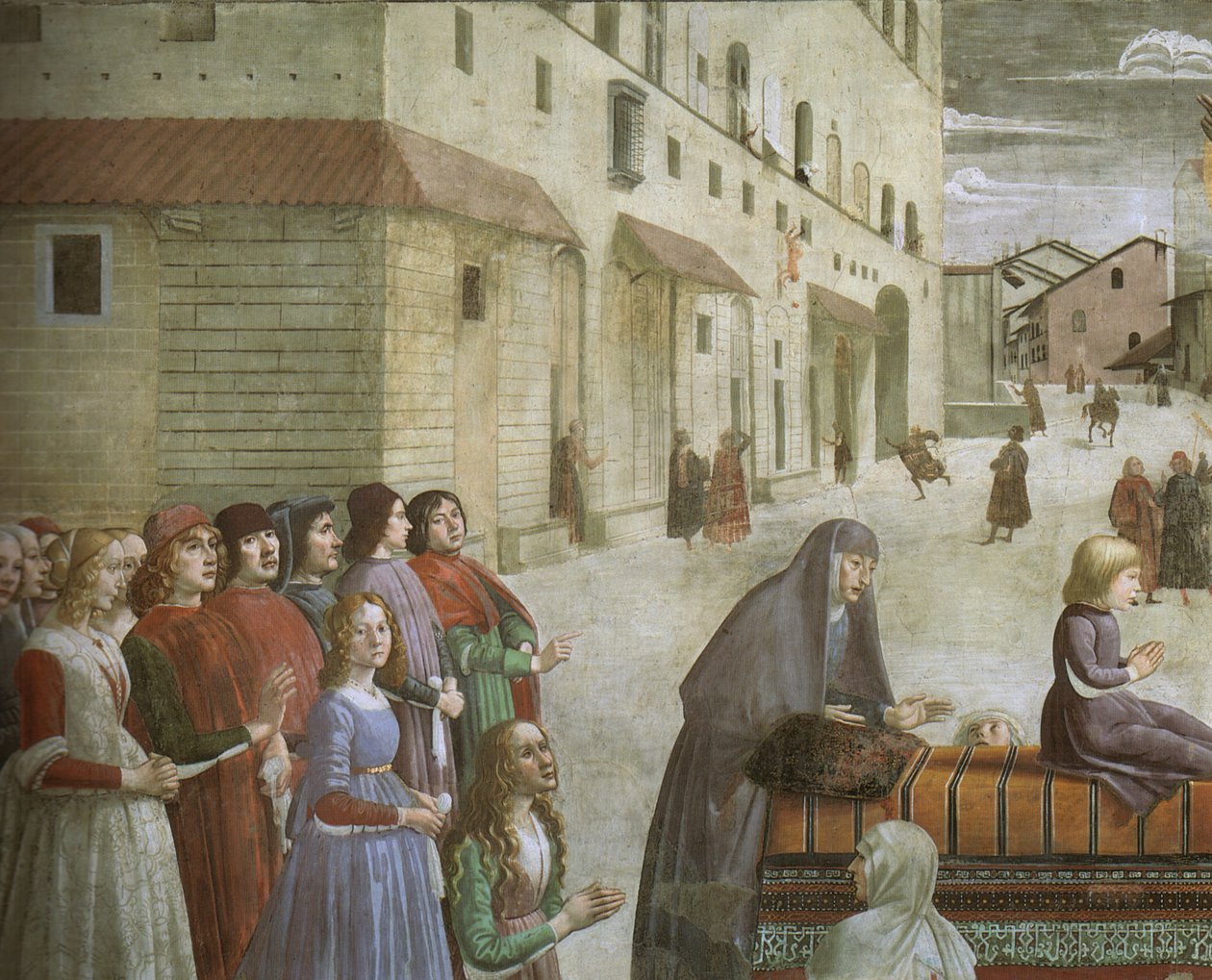 Pojan ylösnousemus tekijältä Domenico Ghirlandaio