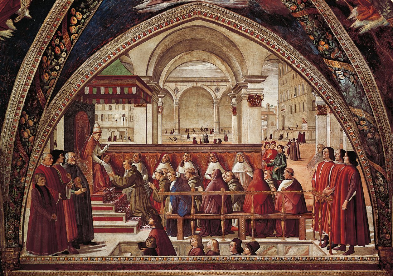 Pyhän Franciscus Assisilaisen tarinoita tekijältä Domenico Ghirlandaio