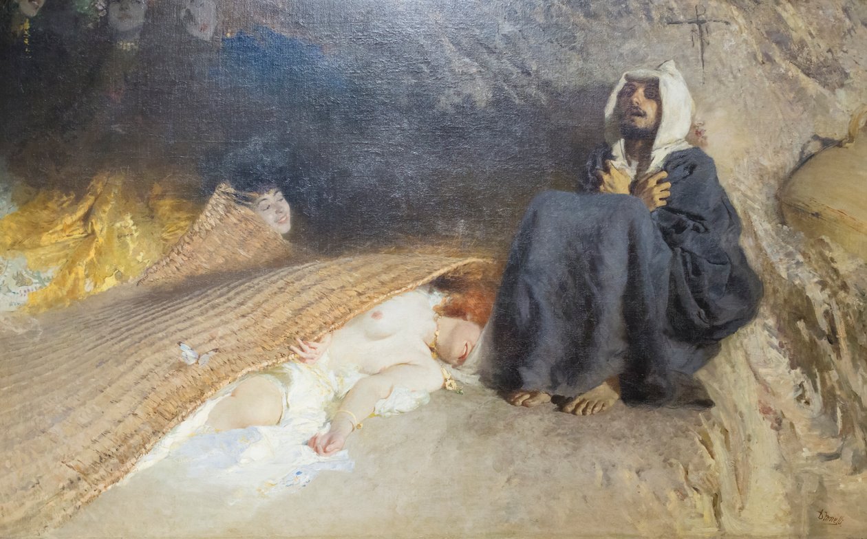 Pyhän Antoniuksen kiusaukset tekijältä Domenico Morelli