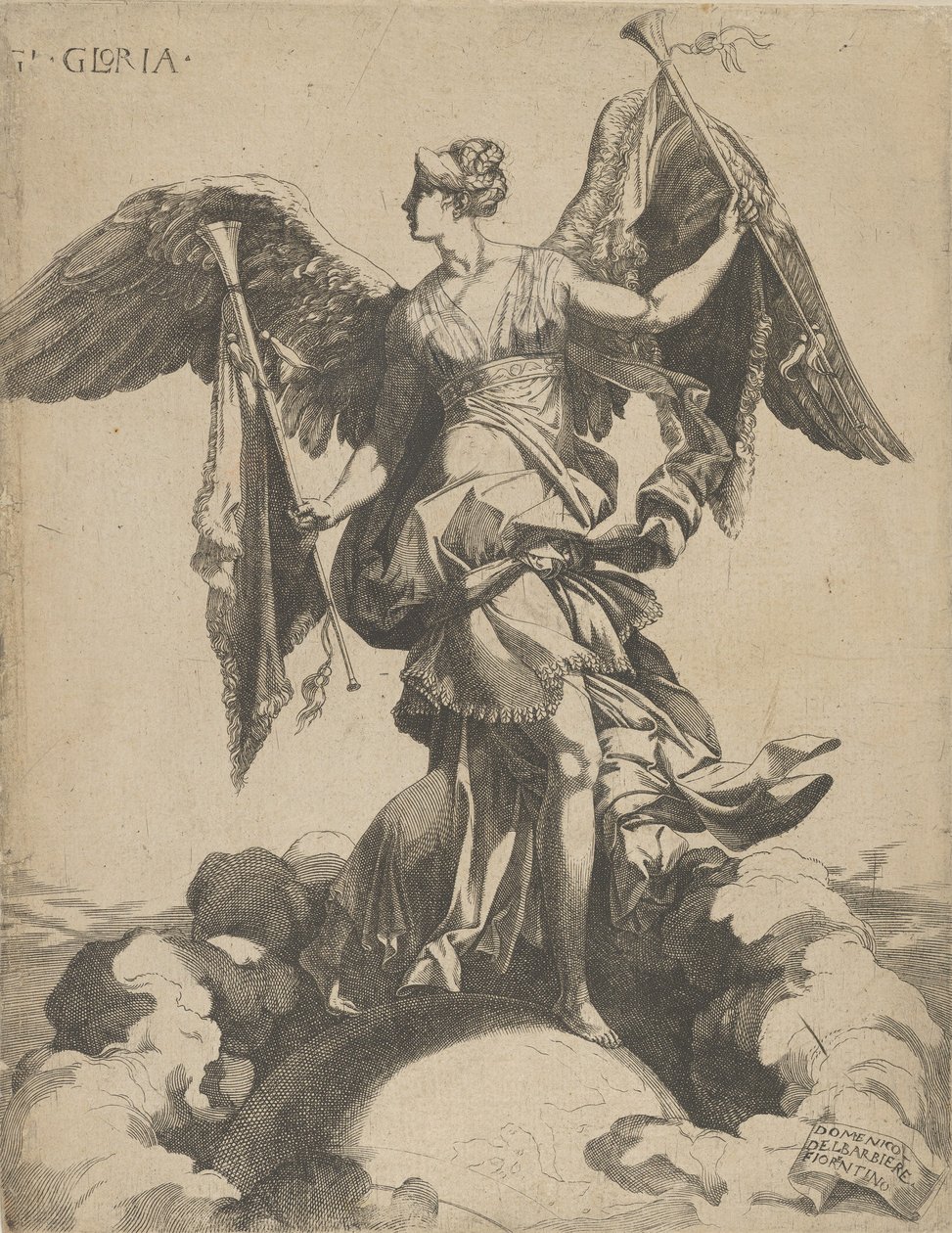 Fame, 1540-50. tekijältä Domenico del Barbiere