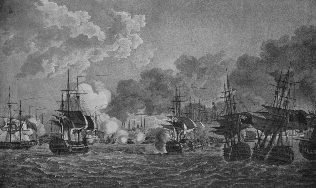 Nelson Kööpenhaminassa, 1801 tekijältä Dominic Serres
