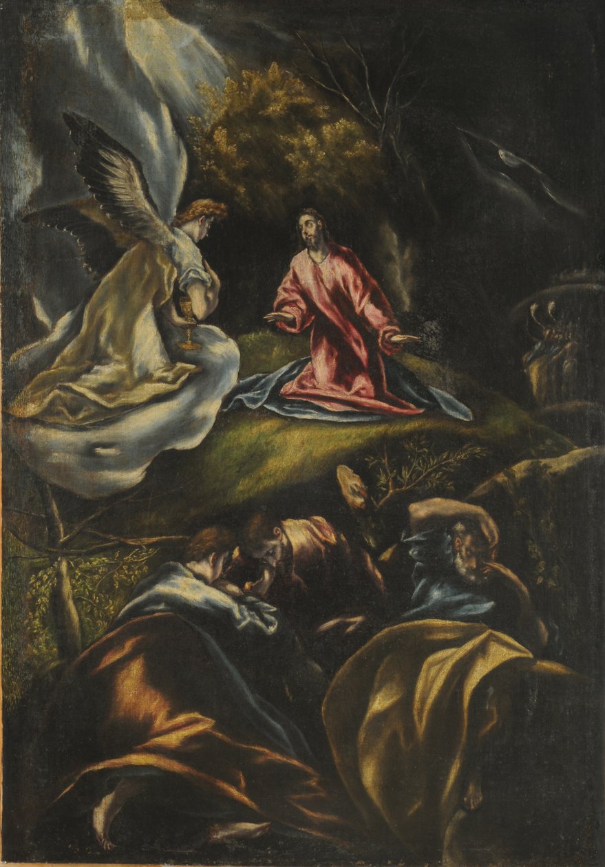 Agony in the Garden, 1600-1607. tekijältä Dominico El Greco