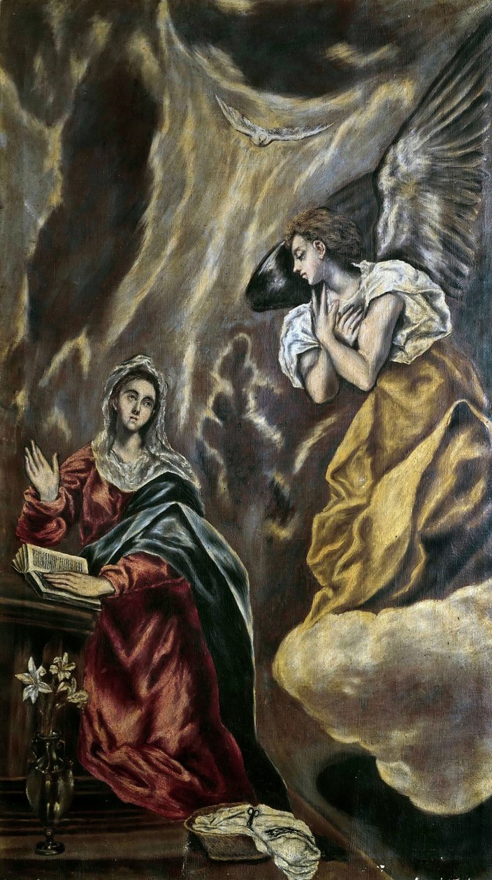 Ilmestys, n. 1610. tekijältä Dominico El Greco
