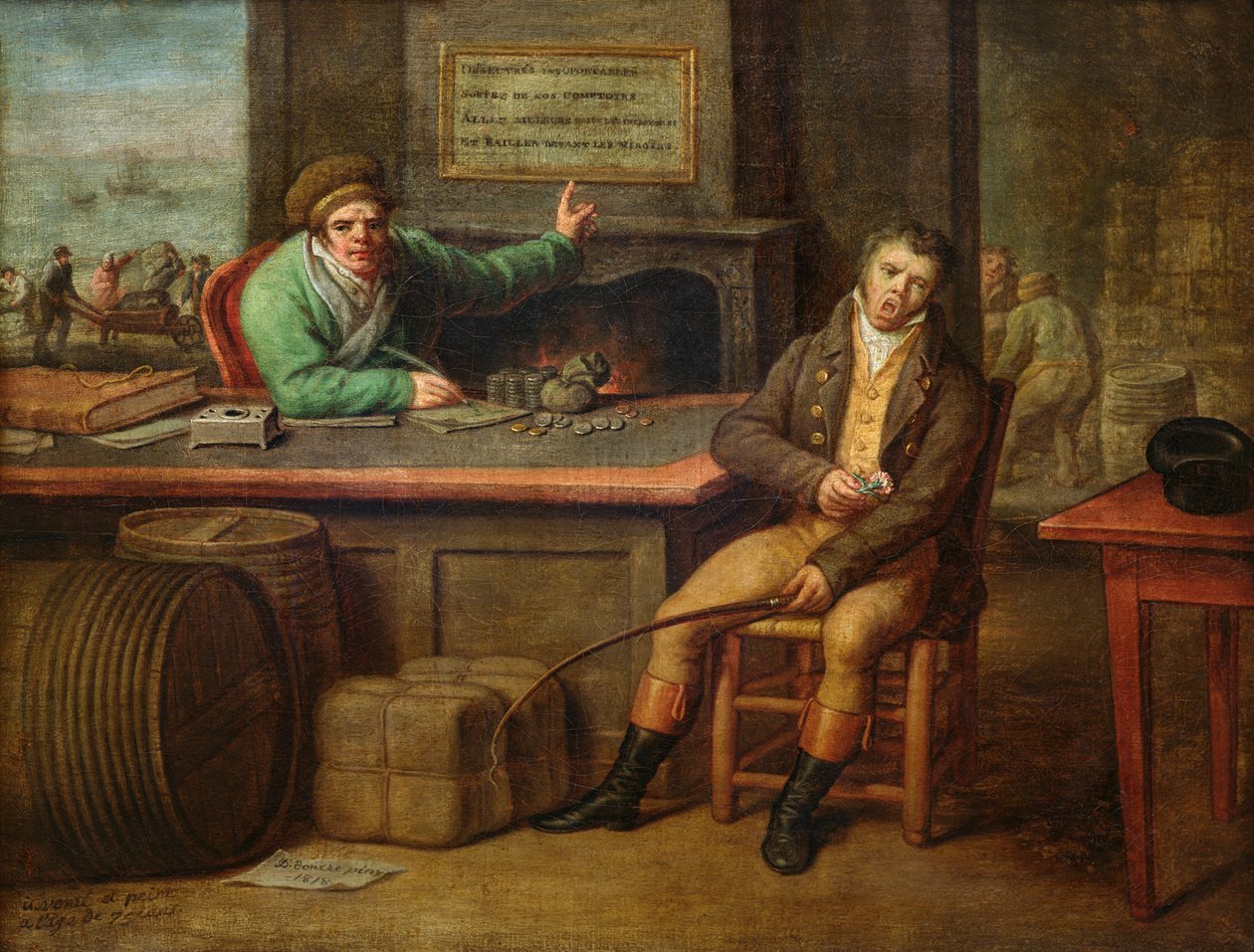 Joutilaisuus, 1818 tekijältä Dominique Doncre