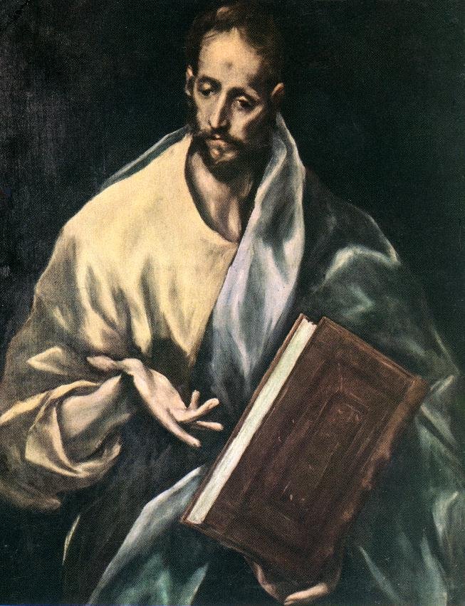 Apostoli Pyhä Jaakob Vähemmän tekijältä El Greco