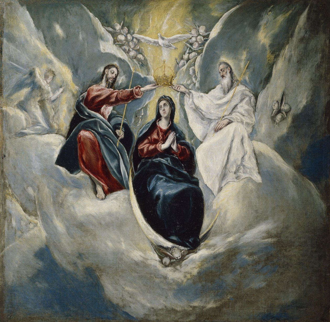 La Coronación de la Virgen tekijältä El Greco