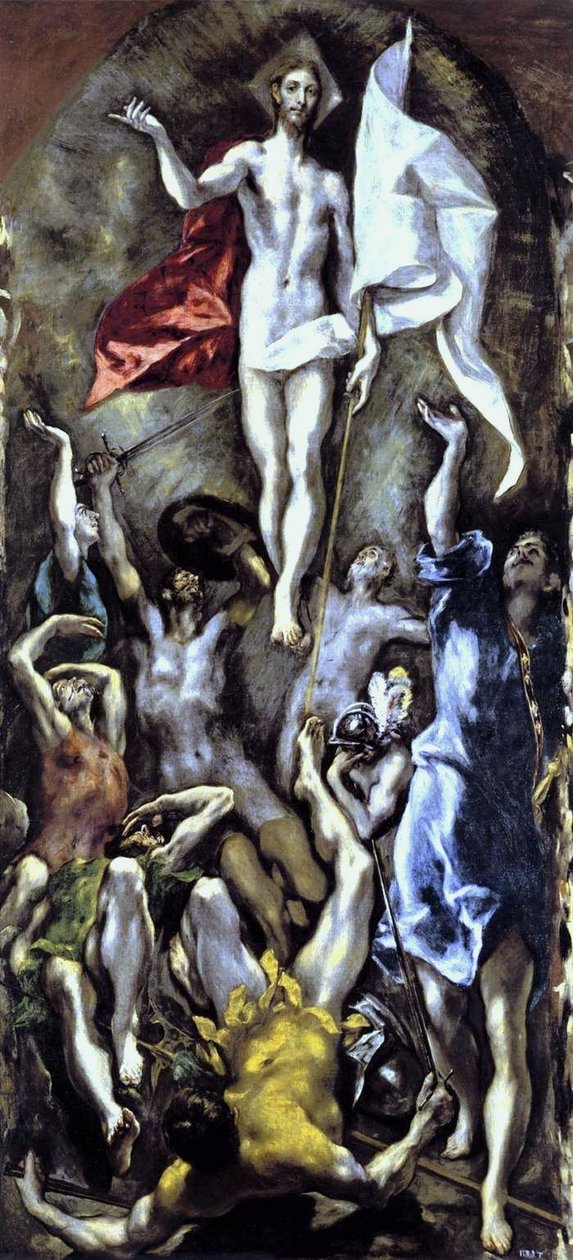 Ylösnousemus tekijältä El Greco