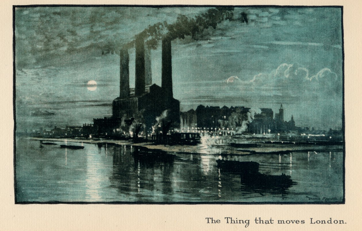 The Thing that Moves London, Lontoon uudet valot, julkaistiin vuonna 1926 tekijältä Donald Maxwell