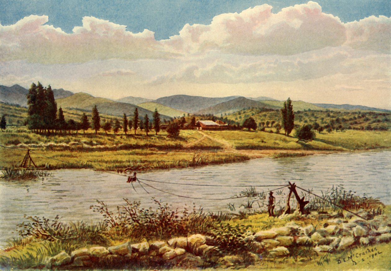 "Komati-joen ylittäminen", 1902. tekijältä Donald McCracken