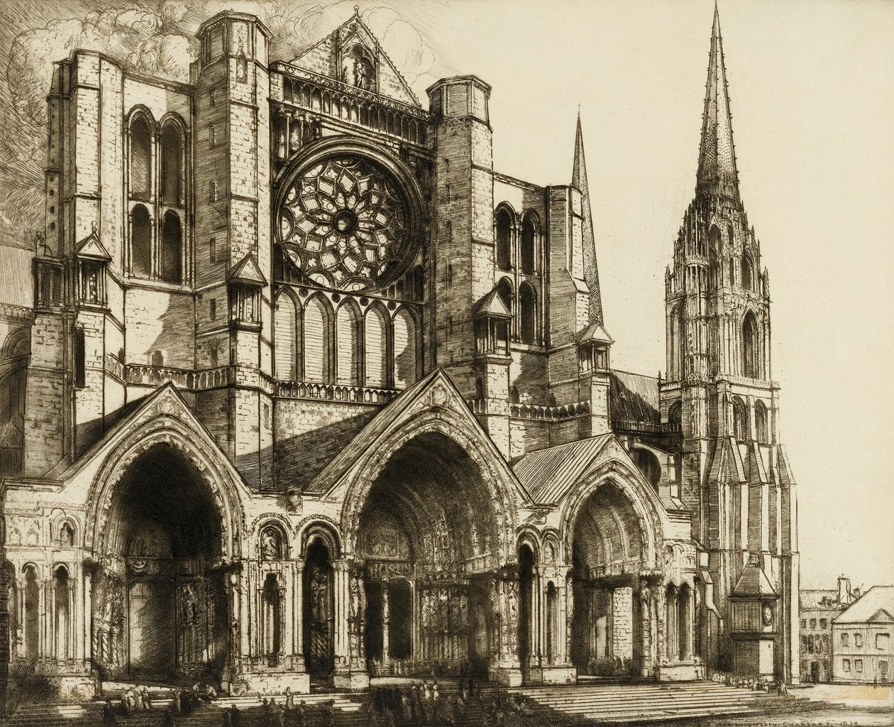 Chartres, Pohjoinen portaali tekijältä Donald Shaw MacLaughlan