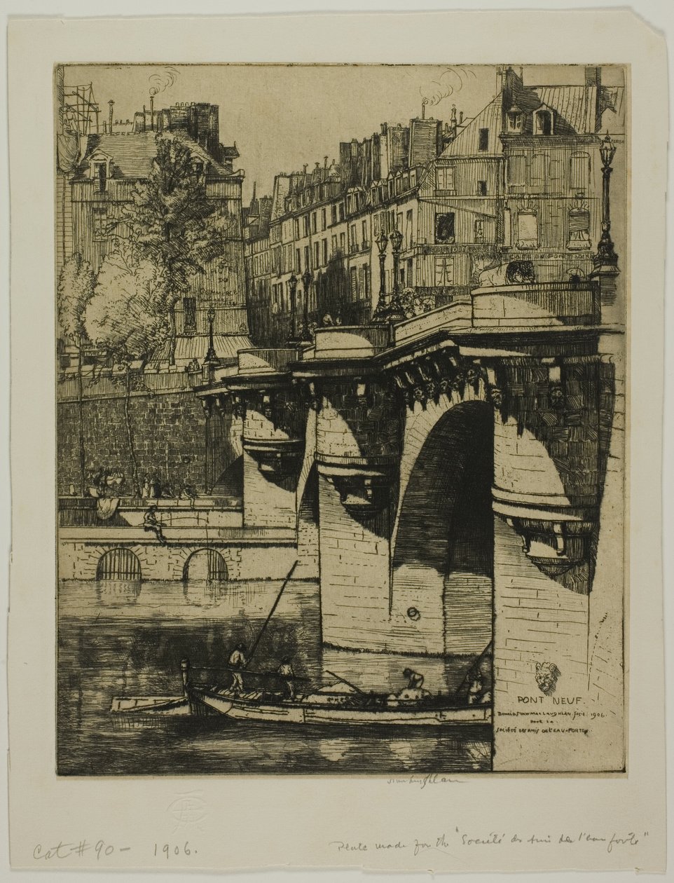 Pont Neuf, Pariisi tekijältä Donald Shaw MacLaughlan