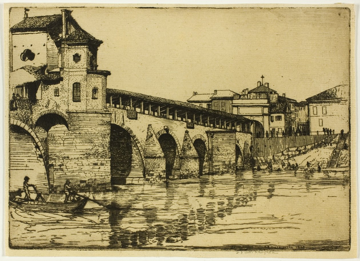 Ponte Ticino, Pavia tekijältä Donald Shaw MacLaughlan
